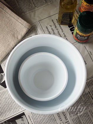 Amazon.co.jp: ポッシュリビング キッチン雑貨 ホーロー ボウル L 北欧